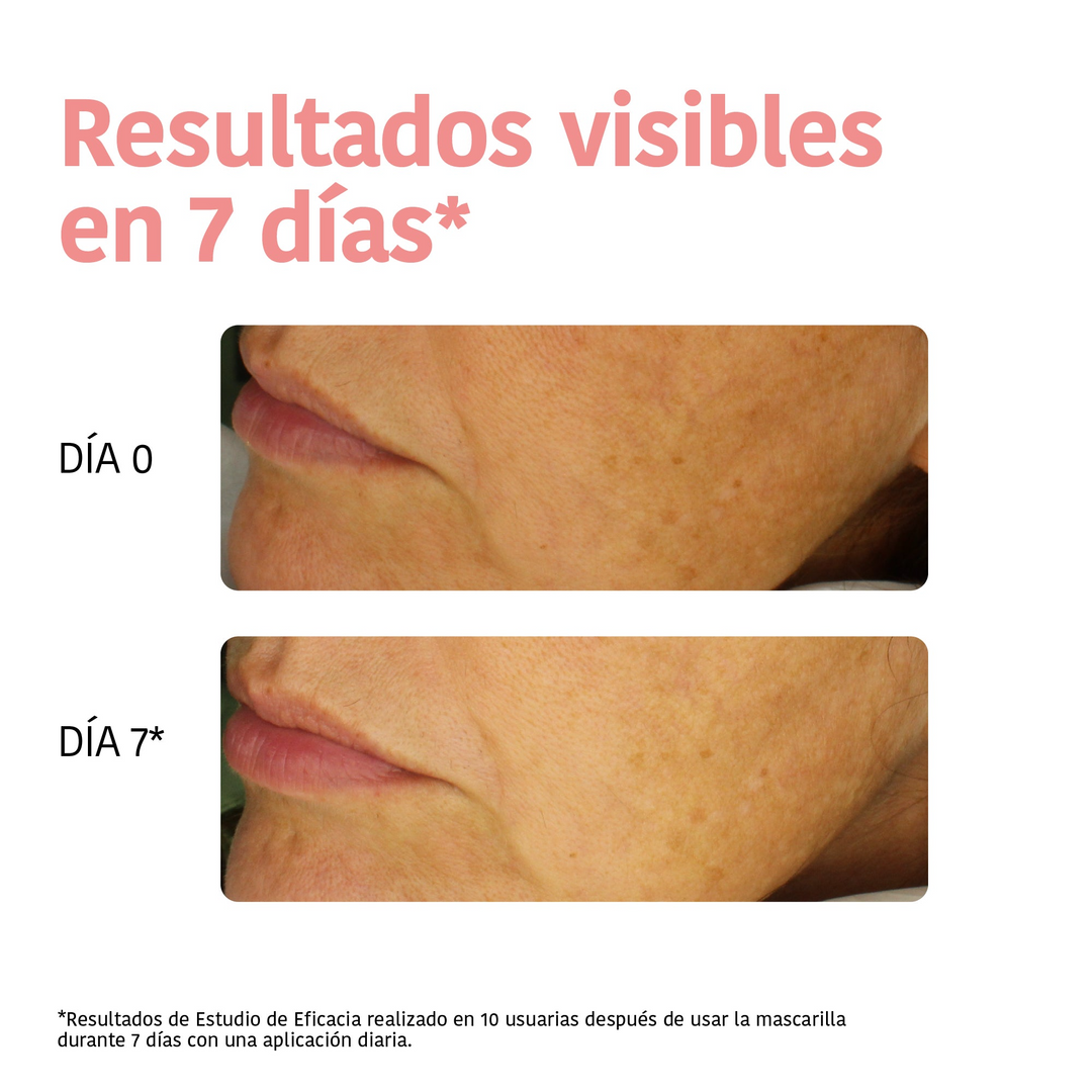 Mascarilla Facial Iluminadora con Vitamina C