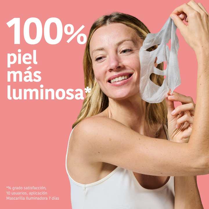 Mascarilla Facial Iluminadora con Vitamina C