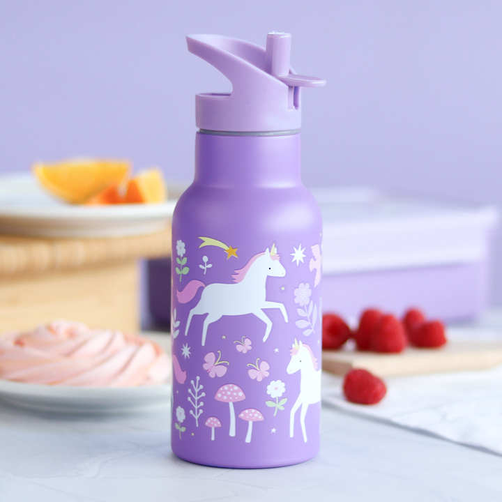 Botella de Acero Unicorn Dreams Little Lovely para Niños