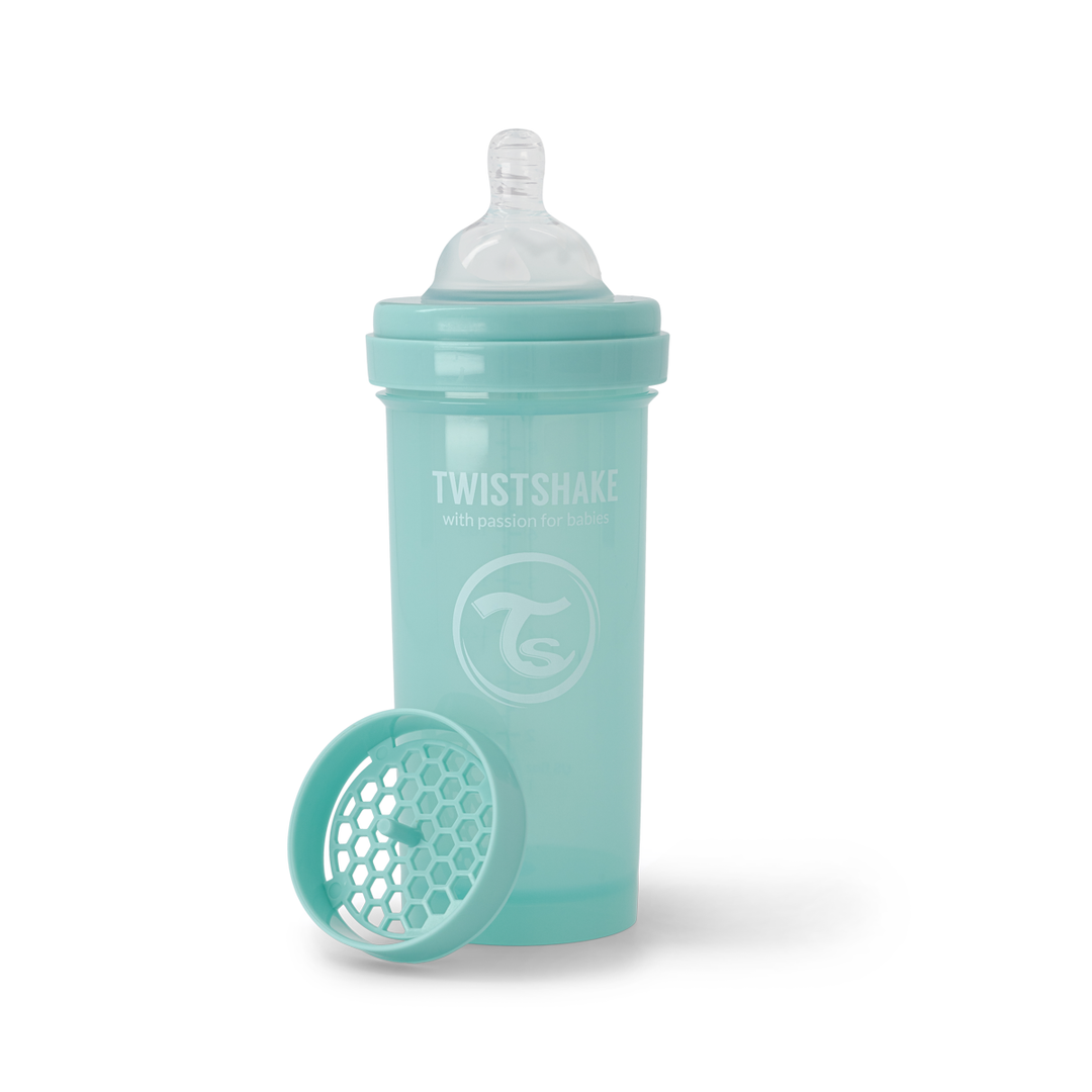 Twistshake Biberón Anti-Cólico 260ml Turquesa para Bebés