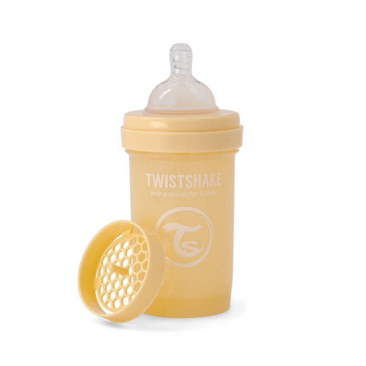 Twistshake Biberón Anti-Cólico 180ml Beige Caramelo para Bebés