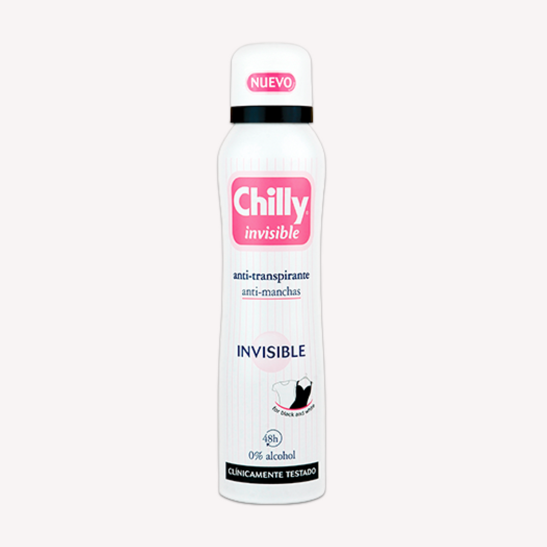 Chilly Desodorante Spray Invisible Sin Aluminio 150ml