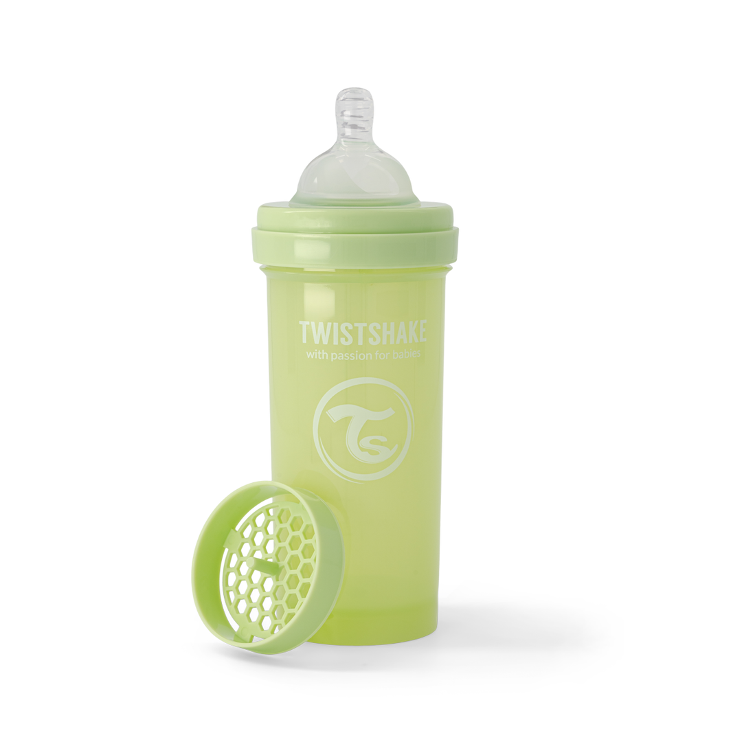 Twistshake Biberón Anti-Cólico 260ml Verde Cactus para Bebés