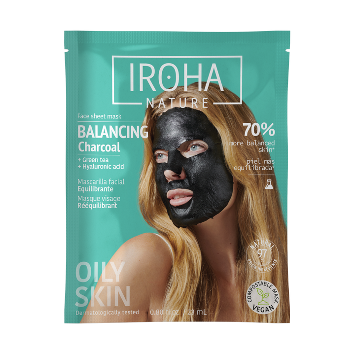 Mascarilla Facial Equilibrante con Carbón