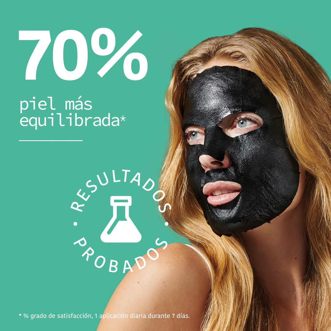 Mascarilla Facial Equilibrante con Carbón