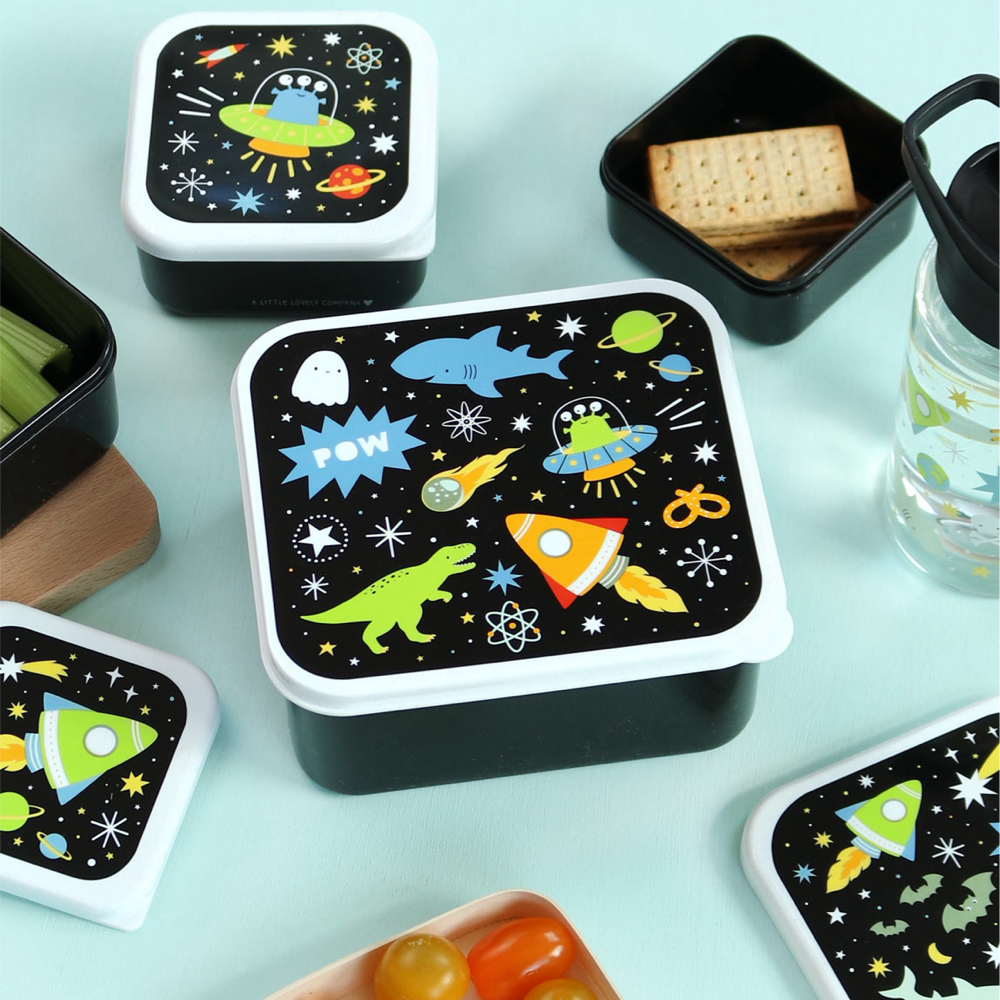 Lunch & Snackbox Galaxy Little Lovely para Niños