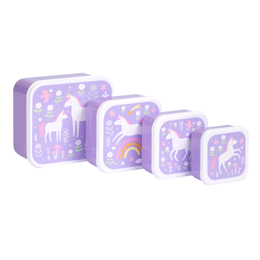 Lunch & Snackbox Unicorn Dreams Little Lovely para Niños