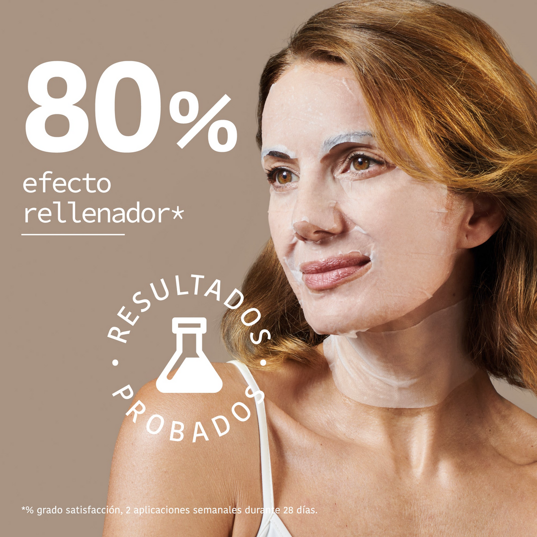 Mascarilla Facial Rellenadora de Arrugas con Triple Ácido Hialurónico