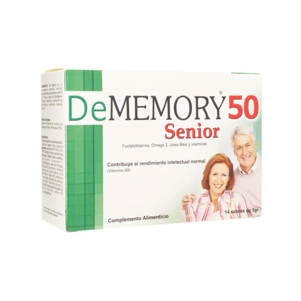 Dememory Senior Sobres - Memoria para Mayores 50 Sobres