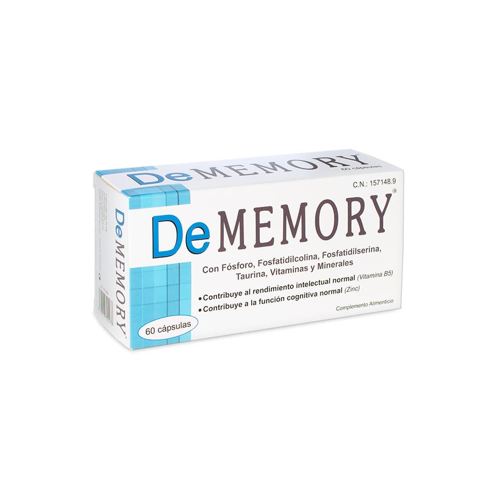 Dememory Memoria Activa 60 Cápsulas