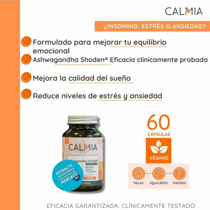 Calmia Día – 60 cápsulas