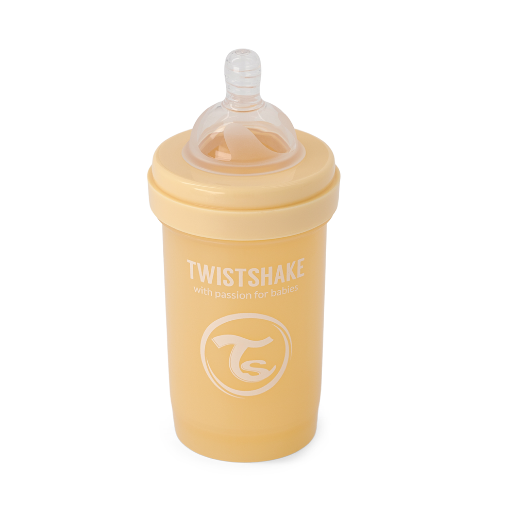 Twistshake Biberón Anti-Cólico 180ml Beige Caramelo para Bebés