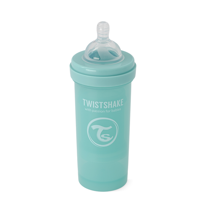 Twistshake Biberón Anti-Cólico 260ml Turquesa para Bebés