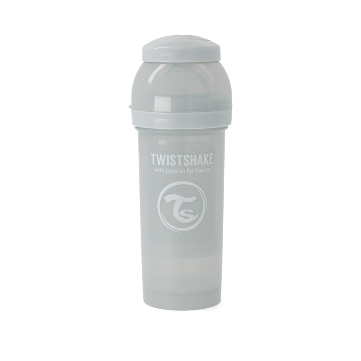 Twistshake Biberón Anti-Cólico 260ml Gris Claro para Bebés