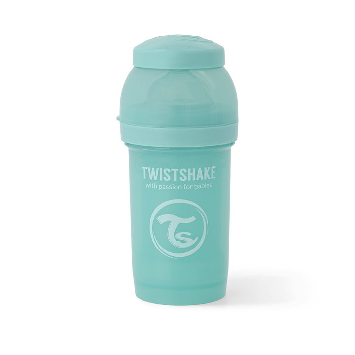 Twistshake Biberón Anti-Cólico 180ml Turquesa para Bebés