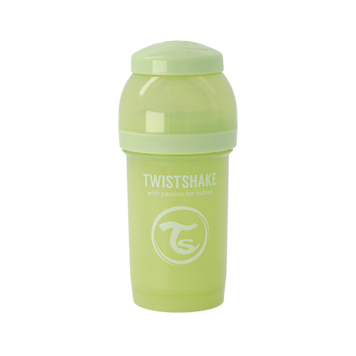 Twistshake Biberón Anti-Cólico 180ml Verde Cactus para Bebés