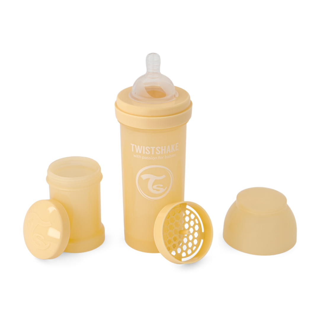 Twistshake Biberón Anti-Cólico 260ml Beige Caramelo para Bebés