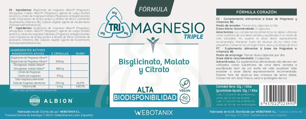 Triple Magnesio – 60 cápsulas