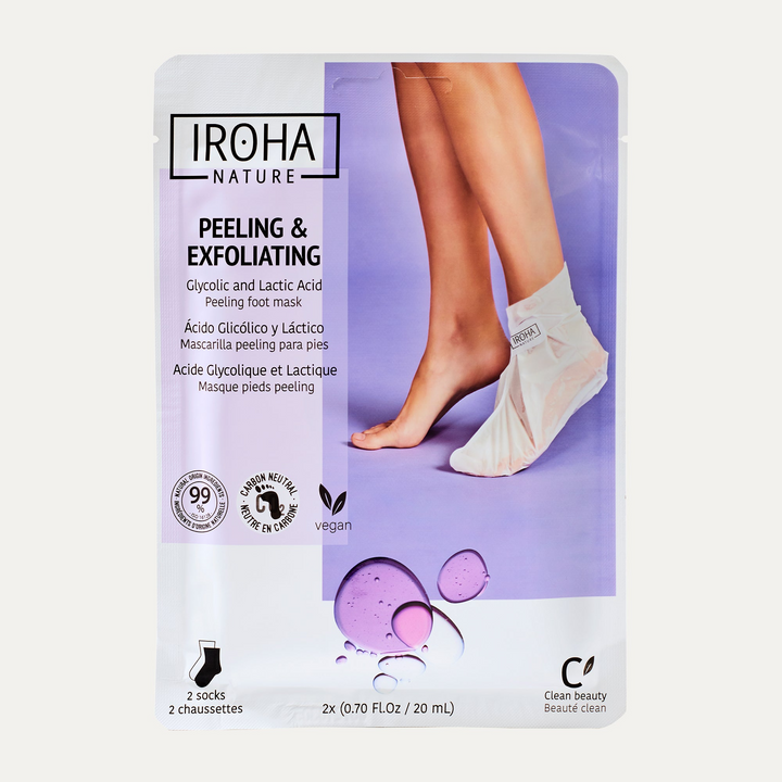 Calcetines Exfoliantes y Peeling con Ácido Glicólico