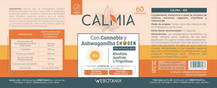 Calmia Día – 60 cápsulas