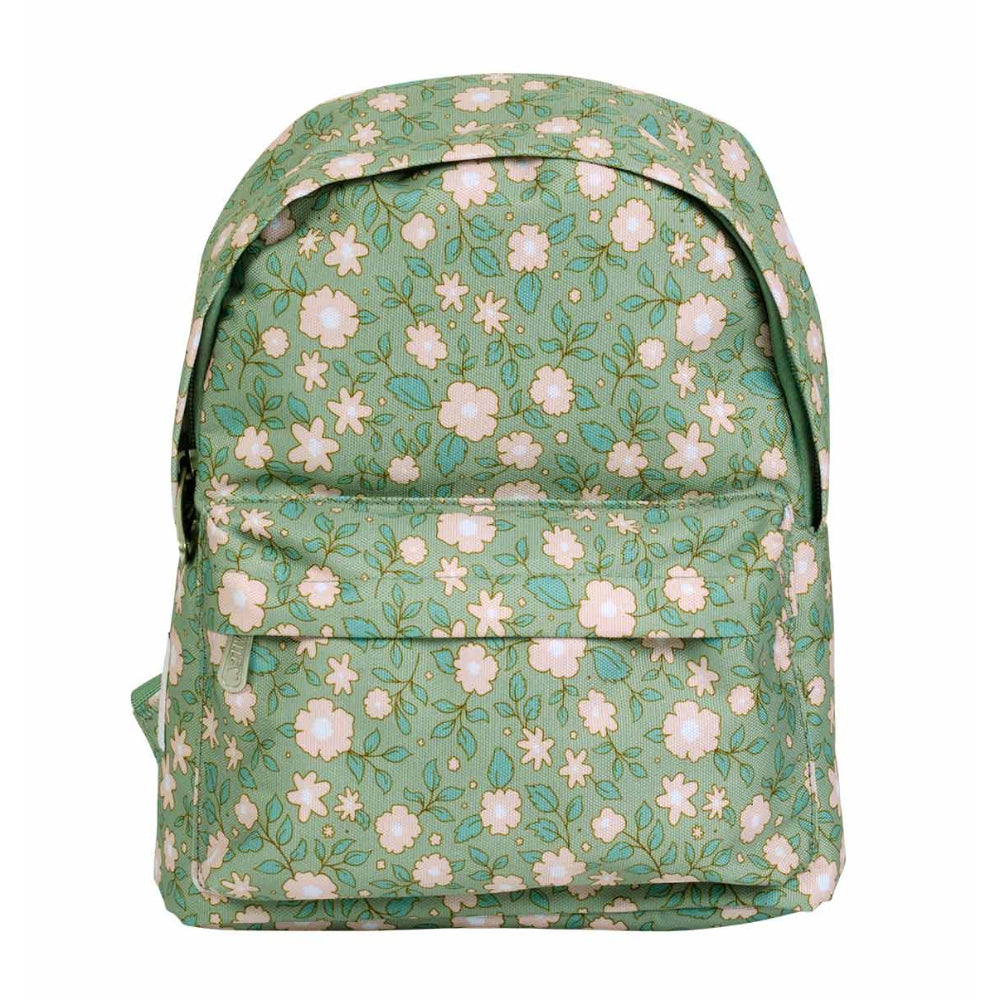 Mochila Guardería Pequeña Blossoms Verde Llittle Llovely