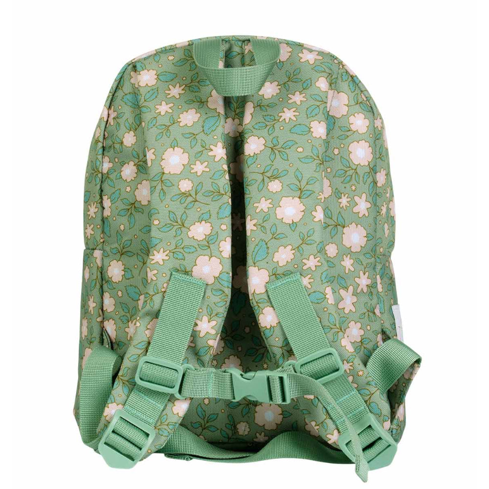 Mochila Guardería Pequeña Blossoms Verde Llittle Llovely