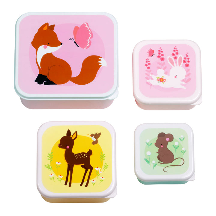 Set De 4 Cajas Fox Little Lovely