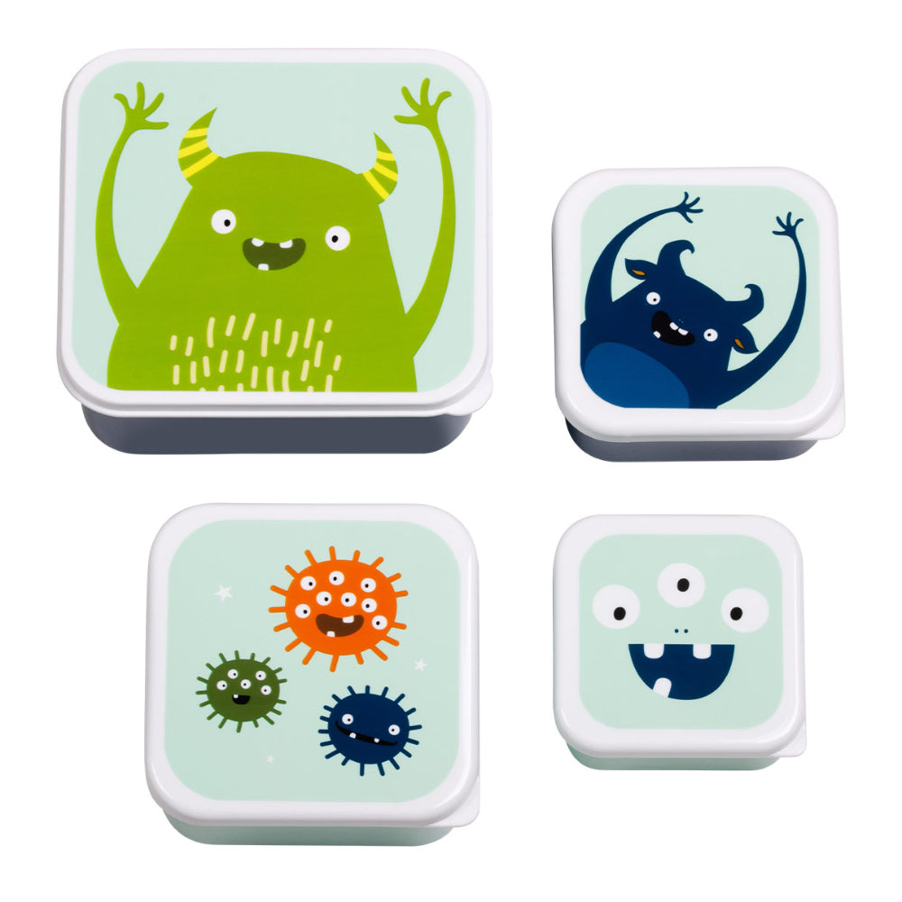 Set De 4 Cajas Monstruos Little Lovely