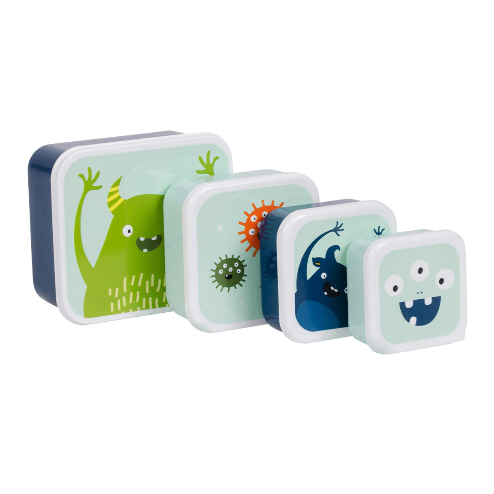 Set De 4 Cajas Monstruos Little Lovely