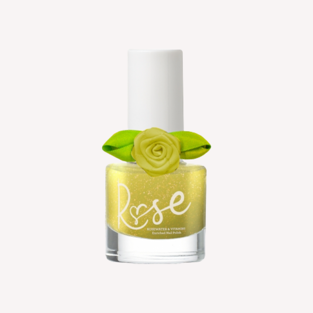 Esmalte Uñas Amarillo Peel Off Despegable Vitamina C Agua Rosas +3 Años