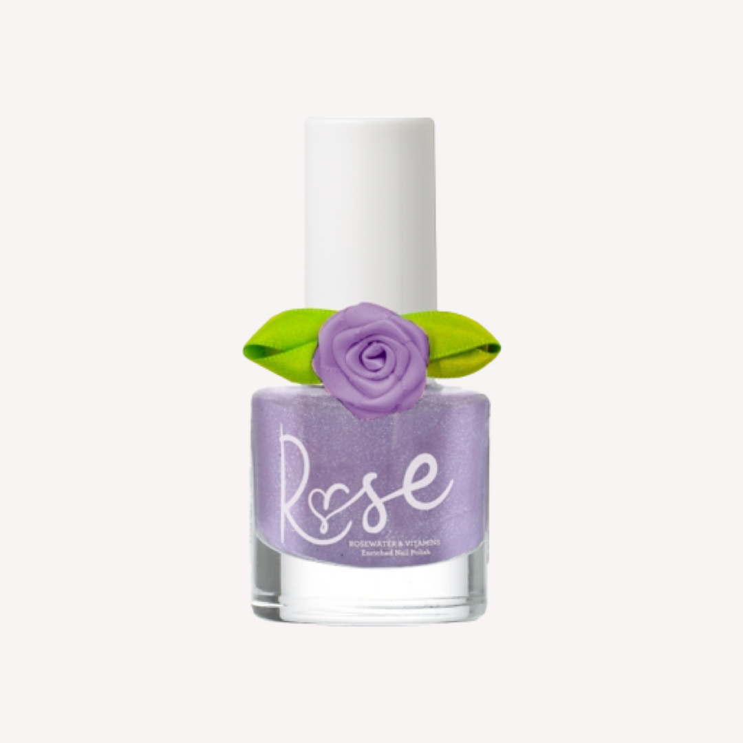 Esmalte Uñas Lila Peel Off Despegable Vitamina C Agua Rosas +3 Años