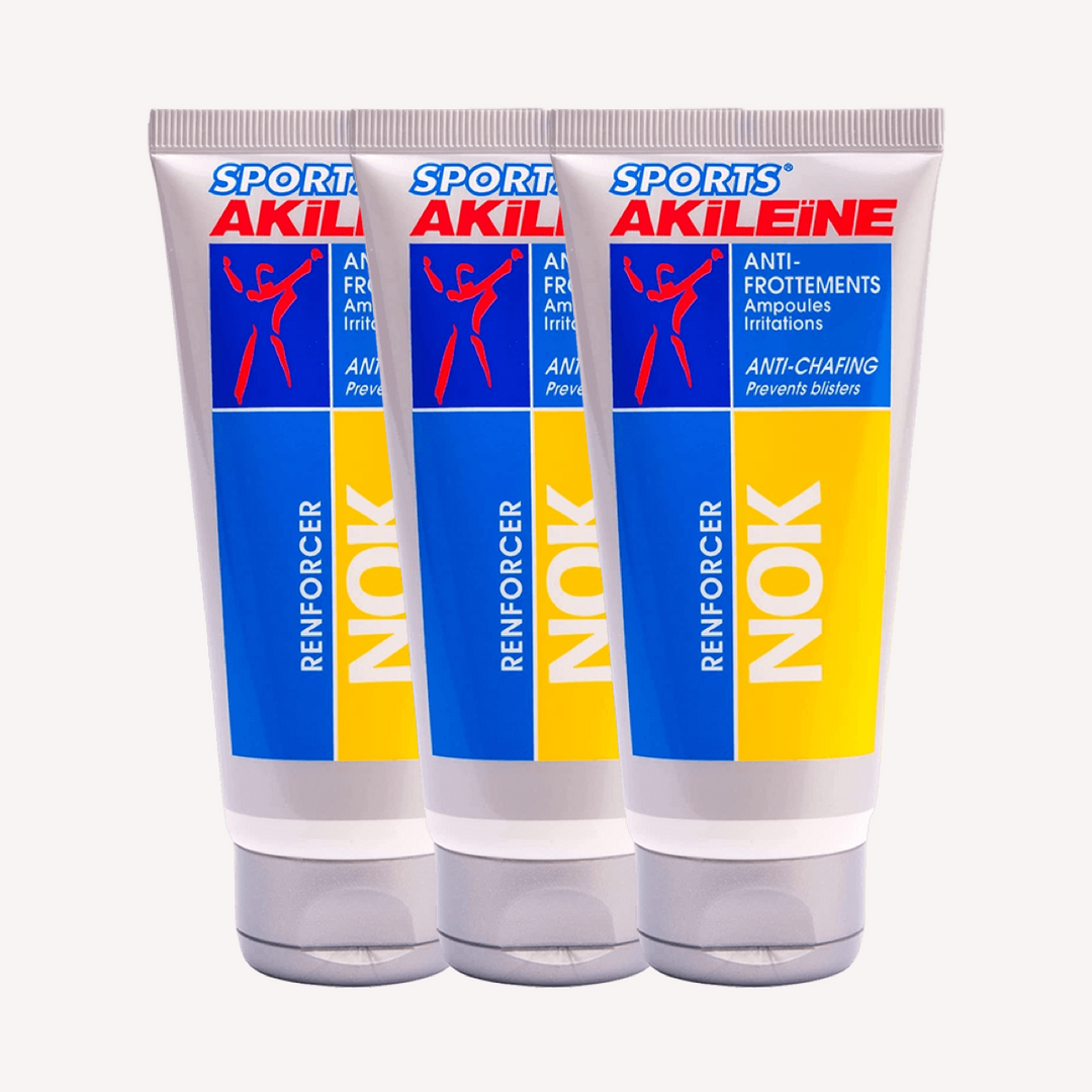 Pack de 3 Nok Akileine Crema Anti-Rozaduras Ampollas Roces Irritaciones 75ml