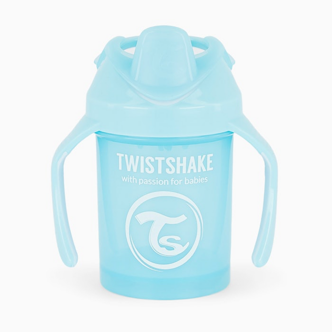 Taza 230ml +4M Azul Pastel Twistshake