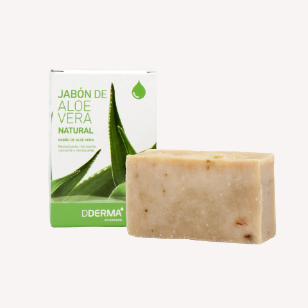 Jabón De Aloe Vera Natural 100g Dderma