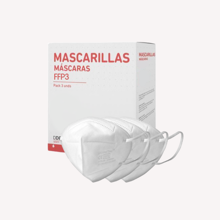 Mascarillas FFP3 Blanca Dderma Sanity 3 Uds