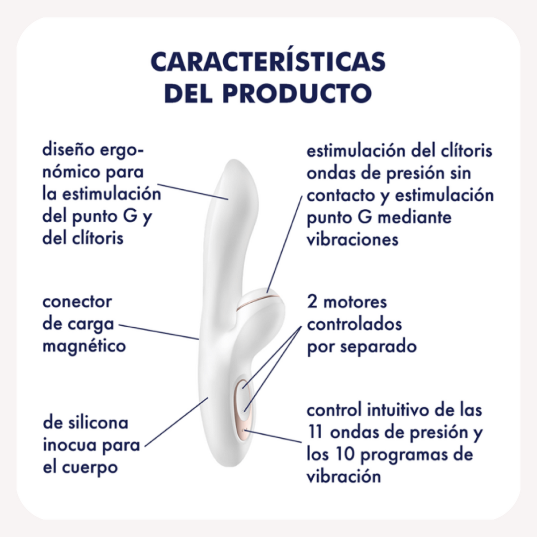 Satisfyer Pro + G-Spot Punto G y Clitorís + App Gratis