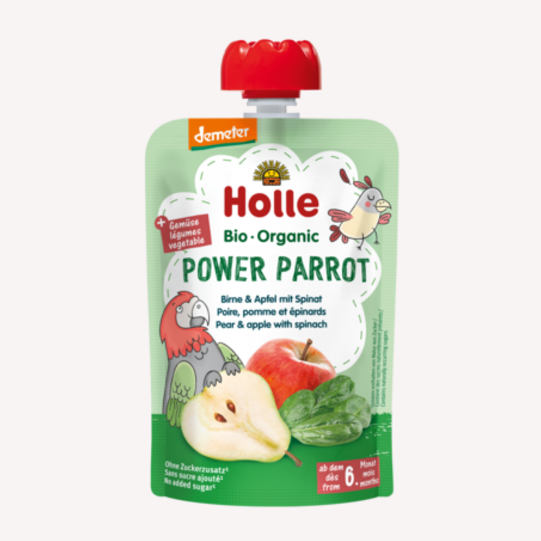 Pouche De Pera, Manzana y Espinacas Smoothie Bolsita Holle