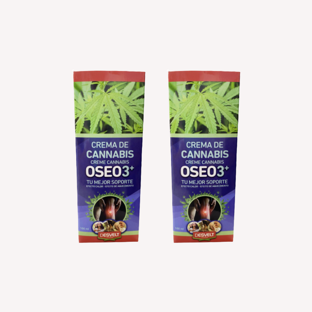 Pack 2 Unidades Crema Cannabis Oseo3+ 100ml