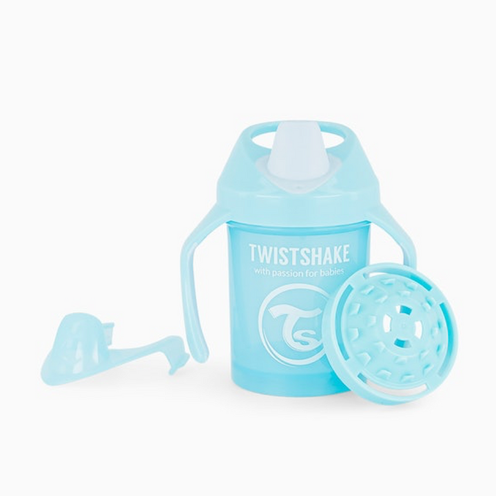 Taza 230ml +4M Azul Pastel Twistshake