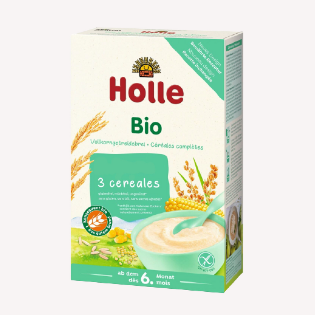 Bio Papilla Integral De 3 Cereales Holle