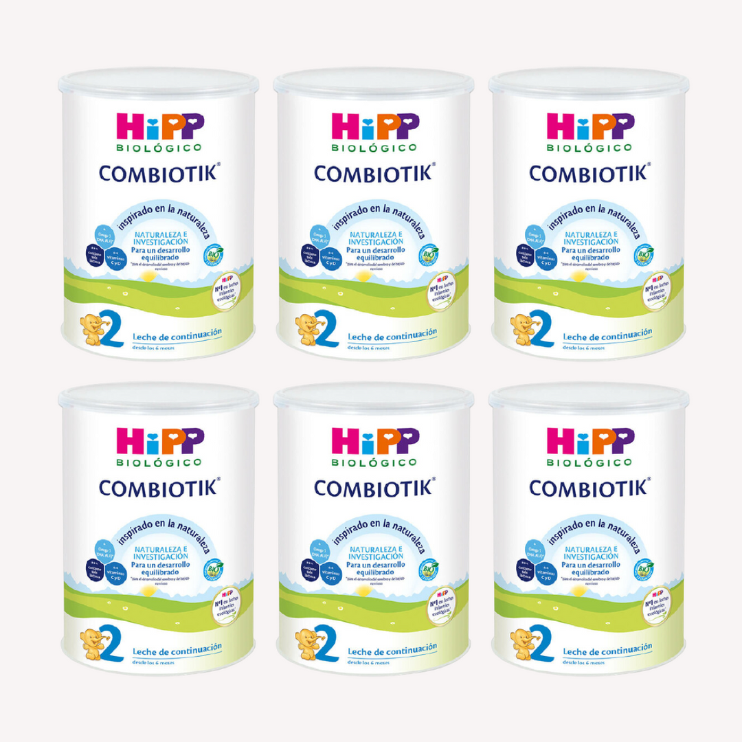 Pack 6 Unidades Leche Infantil Hipp Biologico Combiotik 2 800 g Continuación