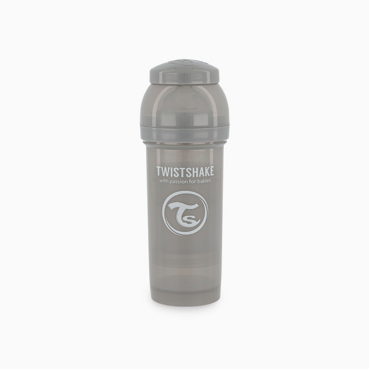 Biberon Anti-Colicos 260ml Gris Twistshake