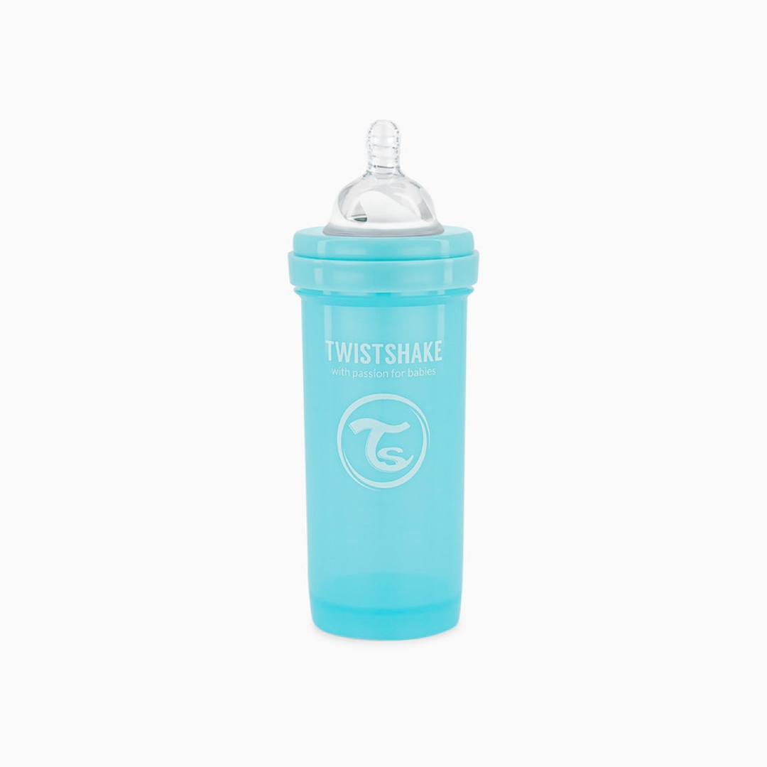 Biberon Anti-Colicos 260ml Azul Pastel Twistshake