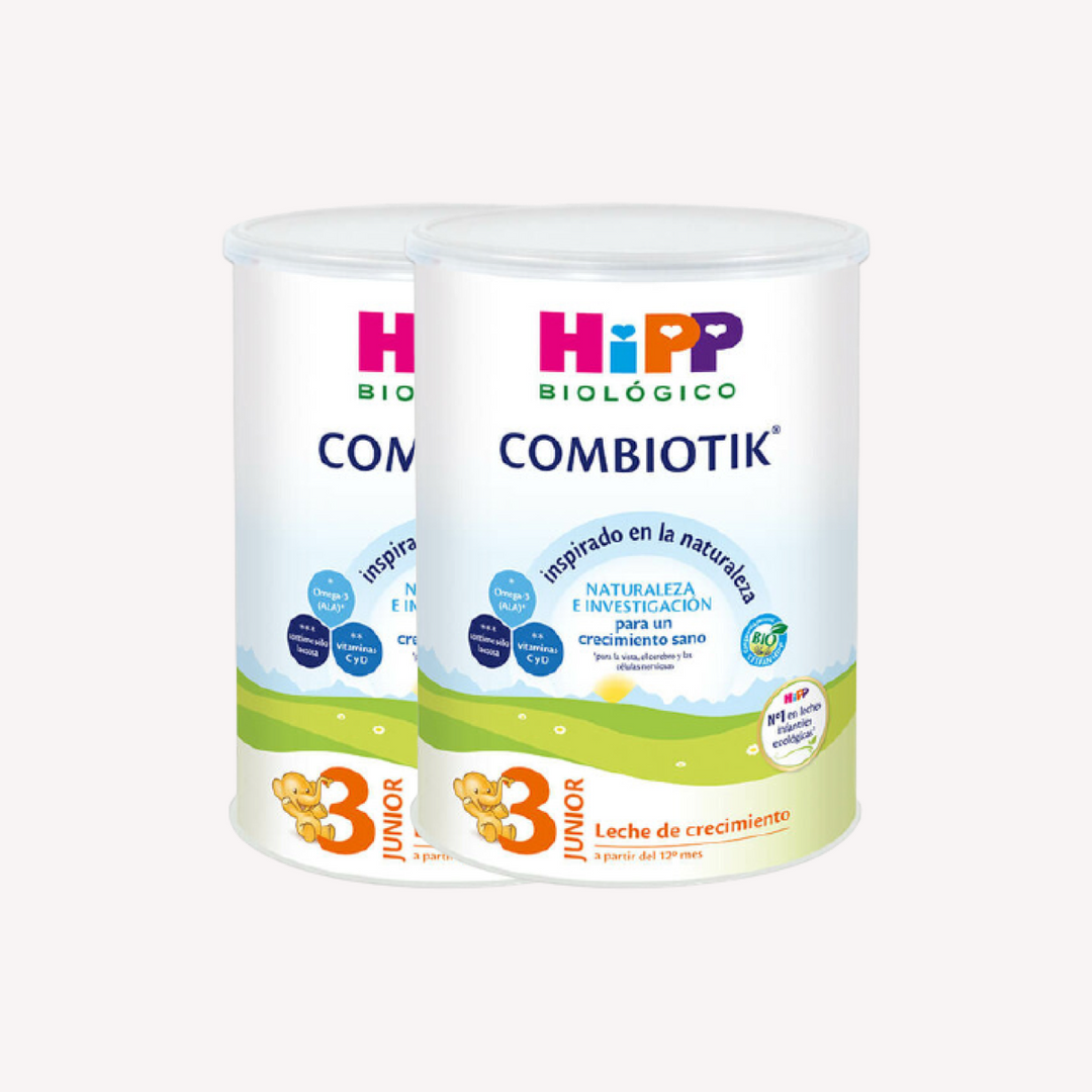 Pack 2 Unidades Leche Hipp Biologico Combiotik 3 800g Crecimiento