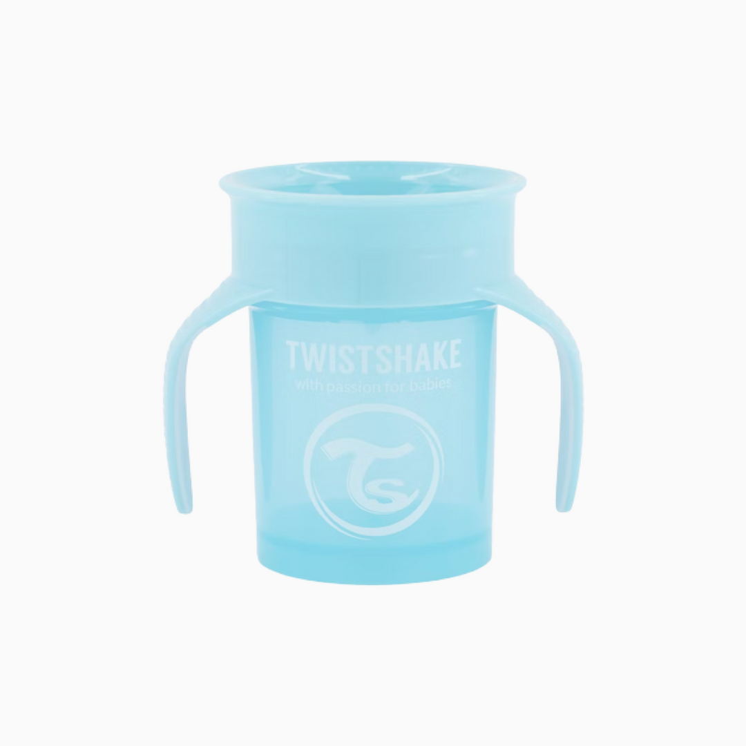 Vaso Aprendizaje 360º Cup Bebé 6+m Azul 230ml Twistshake