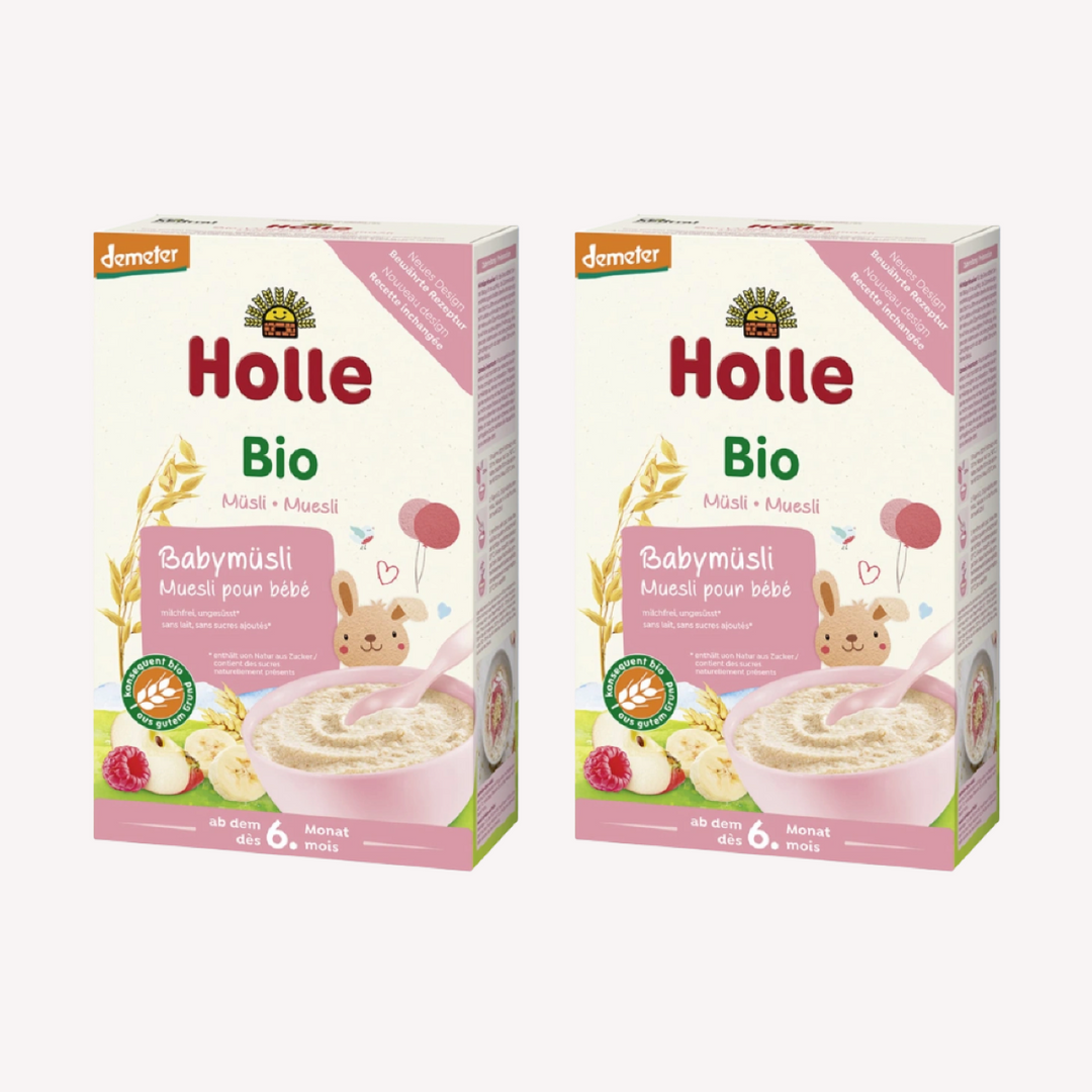 Pack 2 Bio Papilla Integral De Muesli Para Bebe Holle