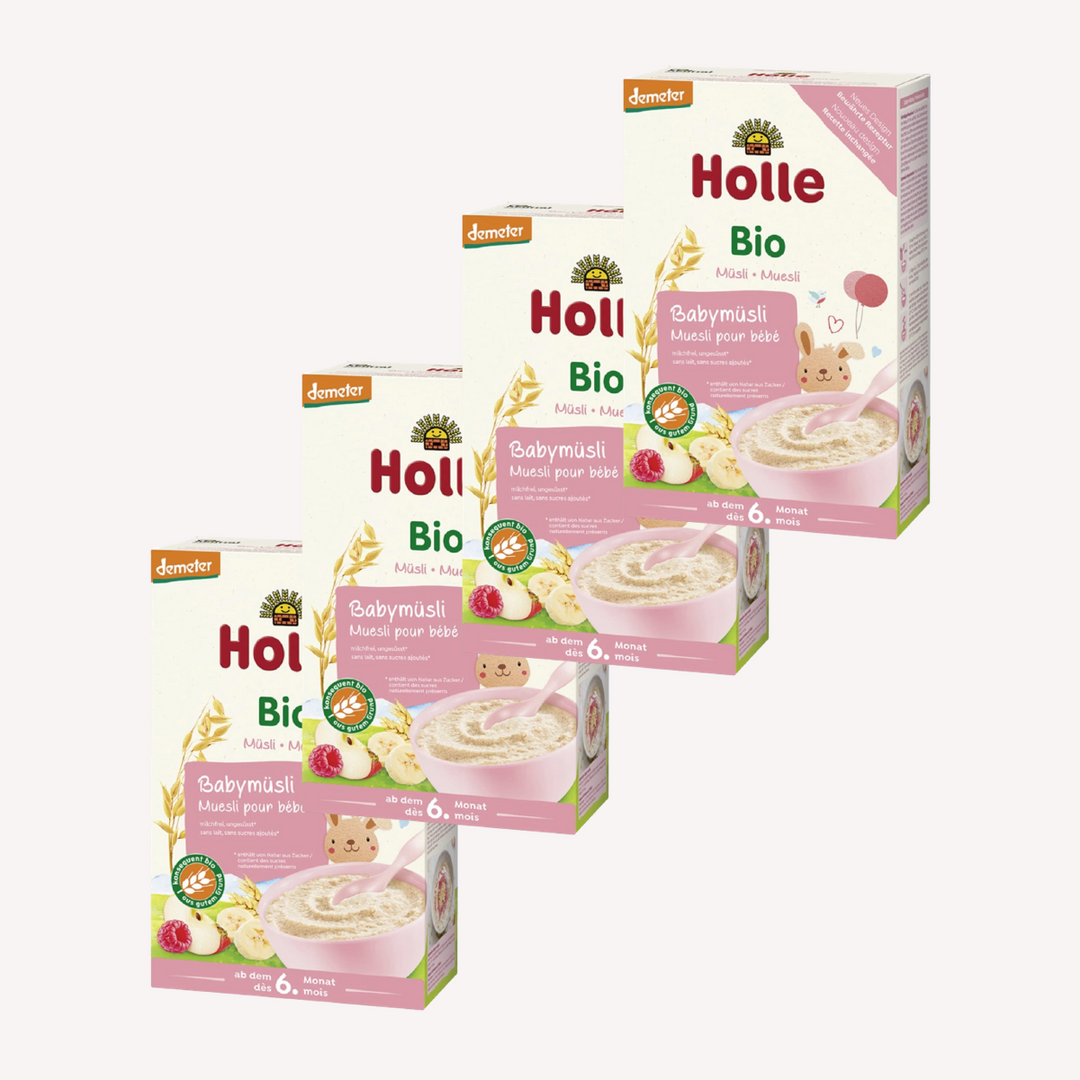 Pack 4 Bio Papilla Integral De Muesli Para Bebe Holle