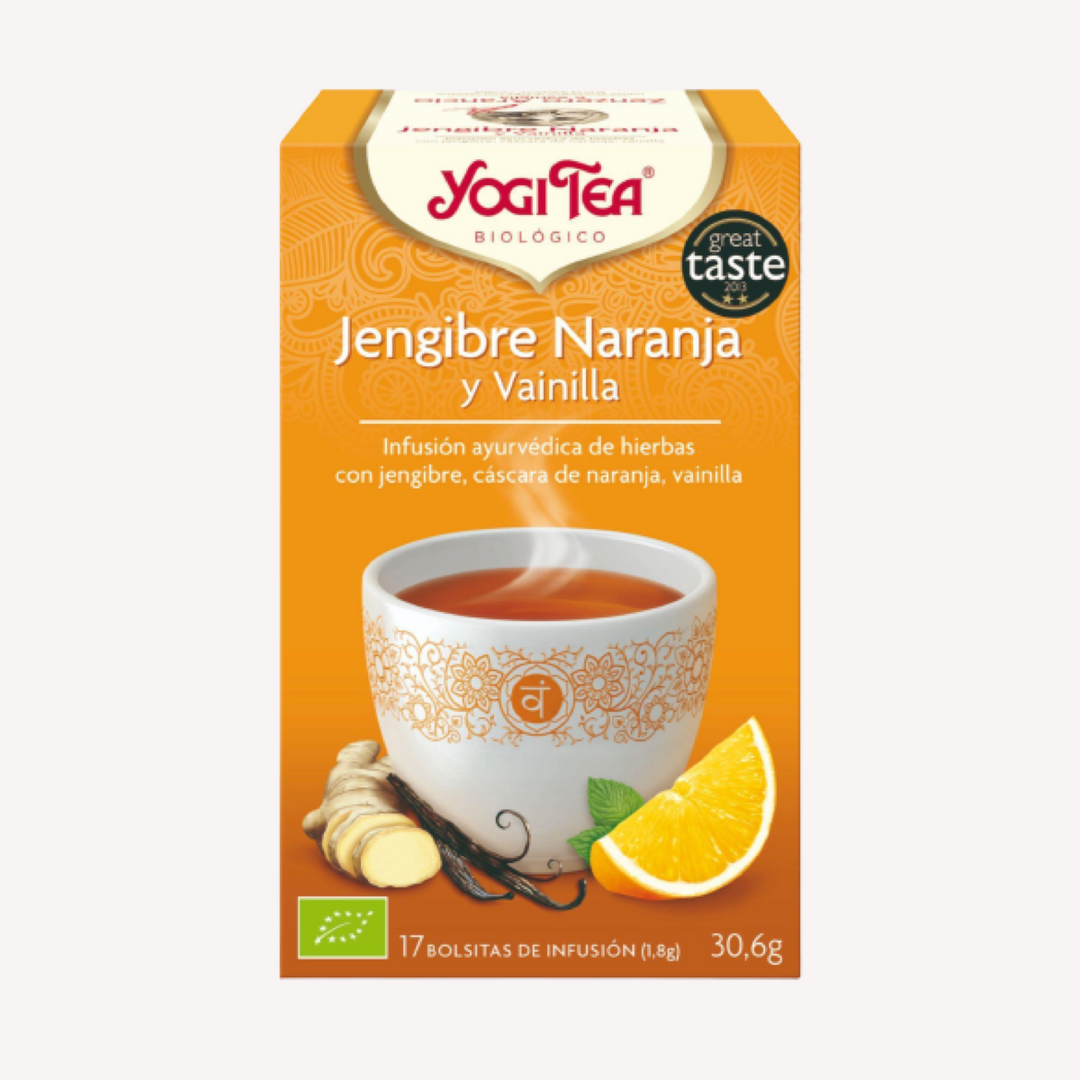 Yogi Tea Jengibre, Naranja y Vainilla