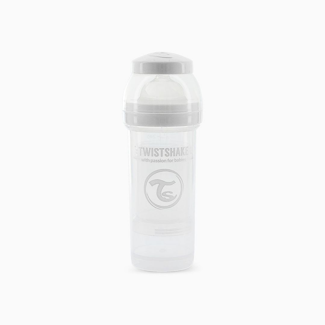 Biberon Anti-Colicos 260ml Blanco Twistshake