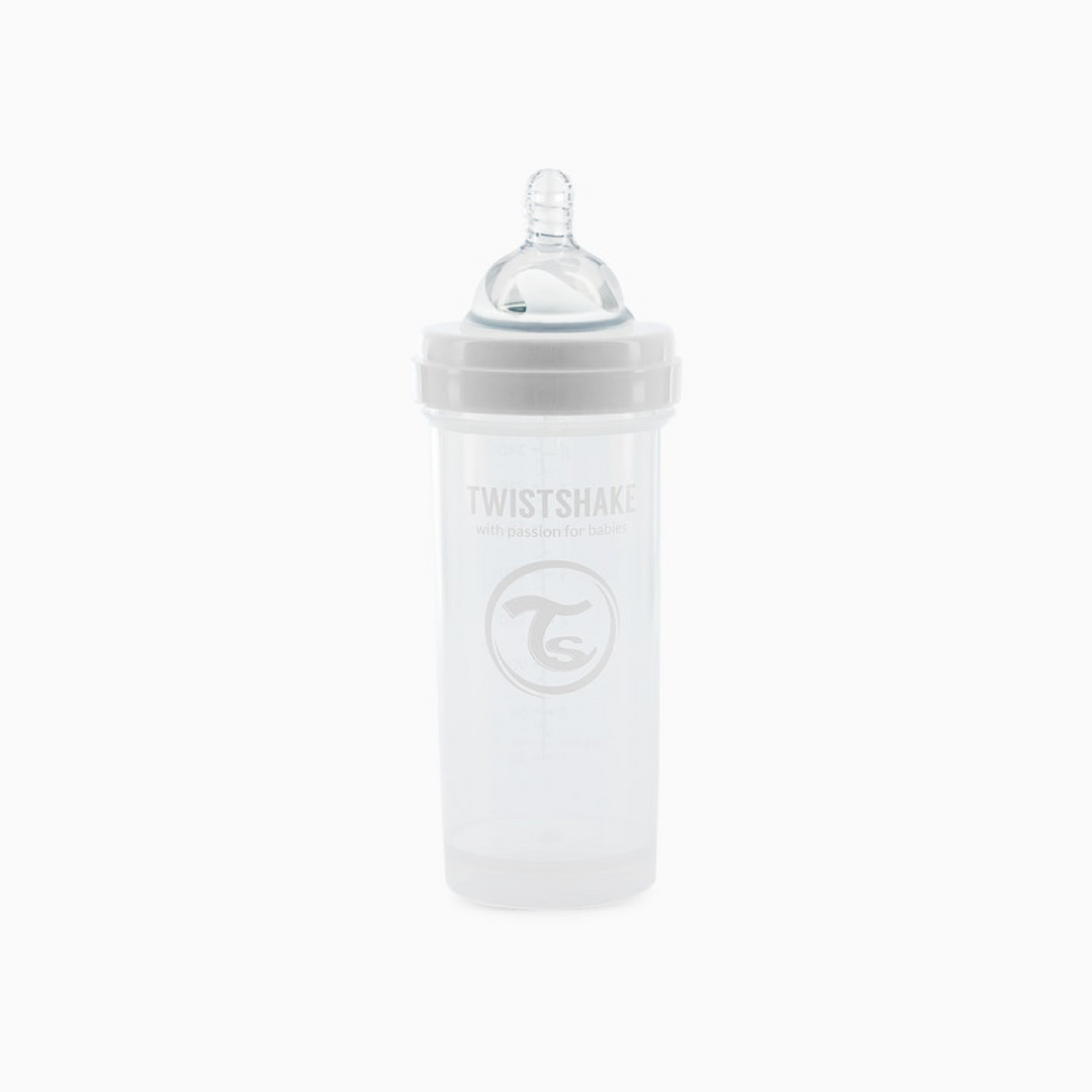 Biberon Anti-Colicos 260ml Blanco Twistshake